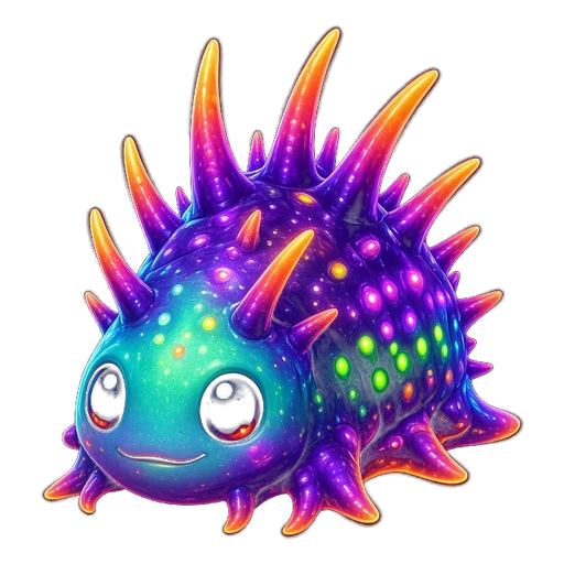 Sea slug creature